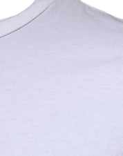 Dolce & Gabbana T-Shirts IT48 | M Dolce & Gabbana White Stripes Crew Neck Short Sleeves T-shirt