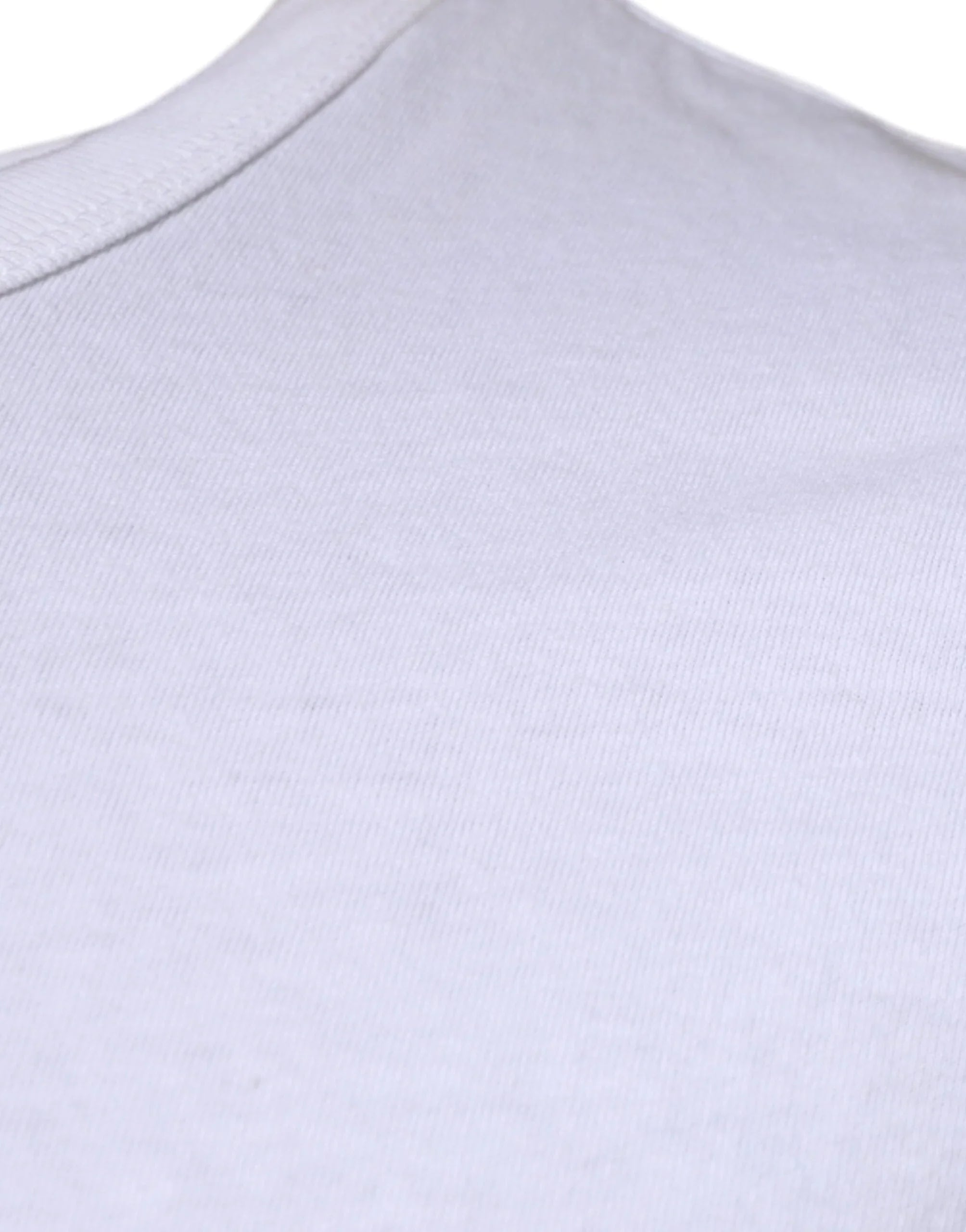 Dolce & Gabbana T-Shirts IT48 | M Dolce & Gabbana White Stripes Crew Neck Short Sleeves T-shirt