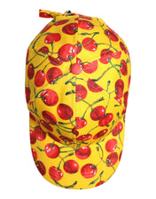 Dolce & Gabbana 58 cm|M Dolce & Gabbana Yellow Cotton Printed 6 Panels Baseball Cap