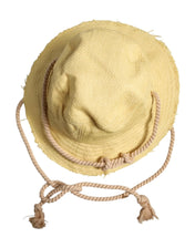 Dolce & Gabbana 59 cm|L Dolce & Gabbana Yellow Cotton Wide Brim Bucket