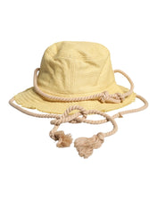 Dolce & Gabbana 59 cm|L Dolce & Gabbana Yellow Cotton Wide Brim Bucket