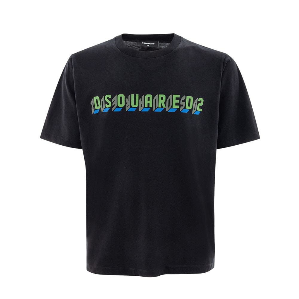 Dsquared² T-Shirts XS Dsquared² Black Cotton T-Shirt