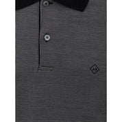 Dunhill Polos M Dunhill Black Cotton Polo Shirt
