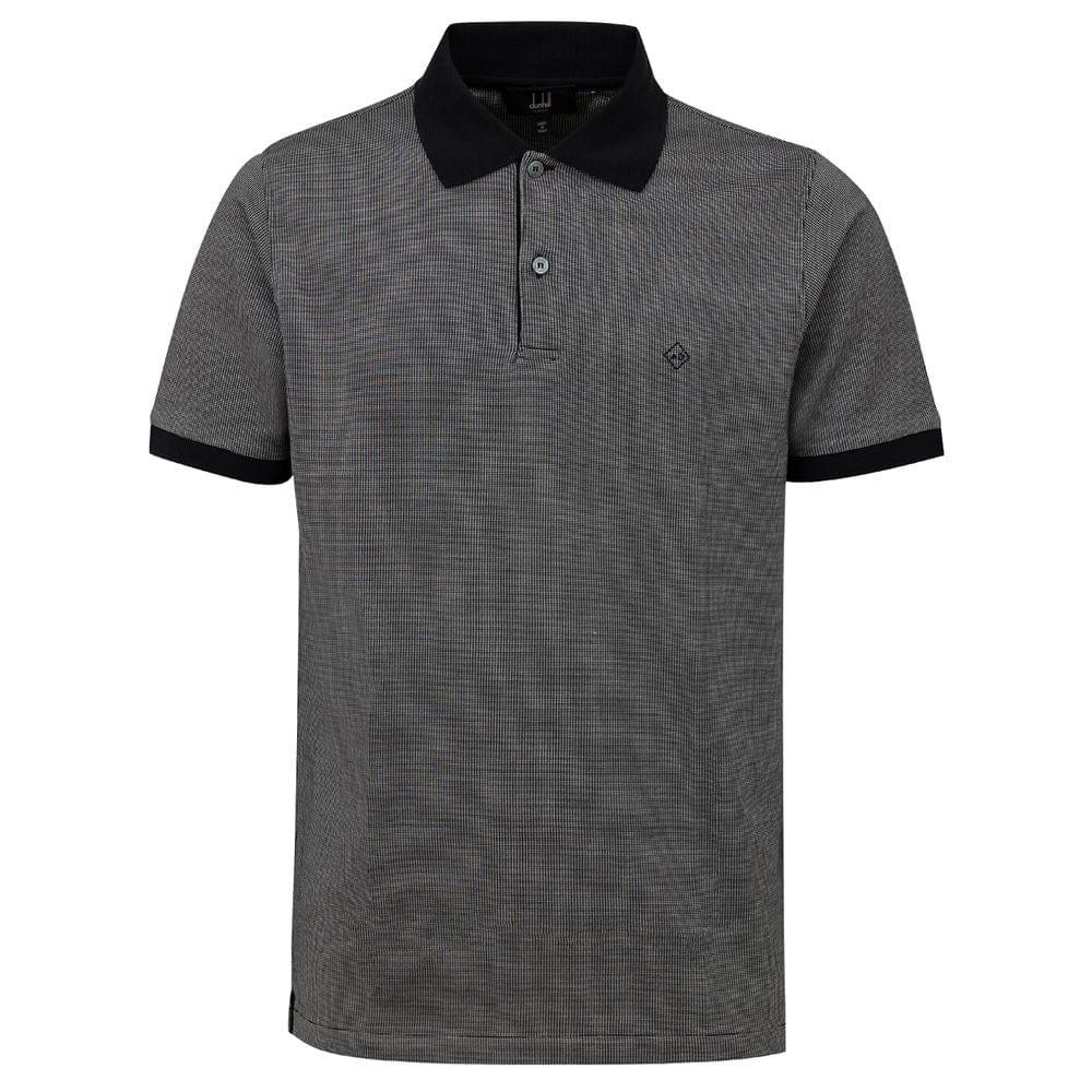 Dunhill Polos M Dunhill Black Cotton Polo Shirt