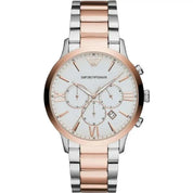 Emporio Armani Watches Emporio Armani Elegant Two-Tone Timepiece for Men