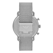 Emporio Armani Watches Emporio Armani Sophisticated Silver Steel Chronograph Watch
