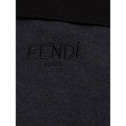 Fendi Polos IT40 | M Fendi Black Cotton Polo Shirt