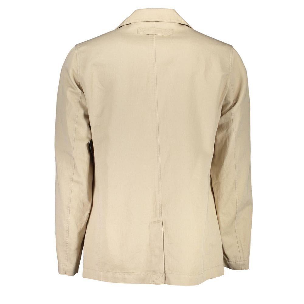Gant Jackets S Gant Beige Cotton Jacket