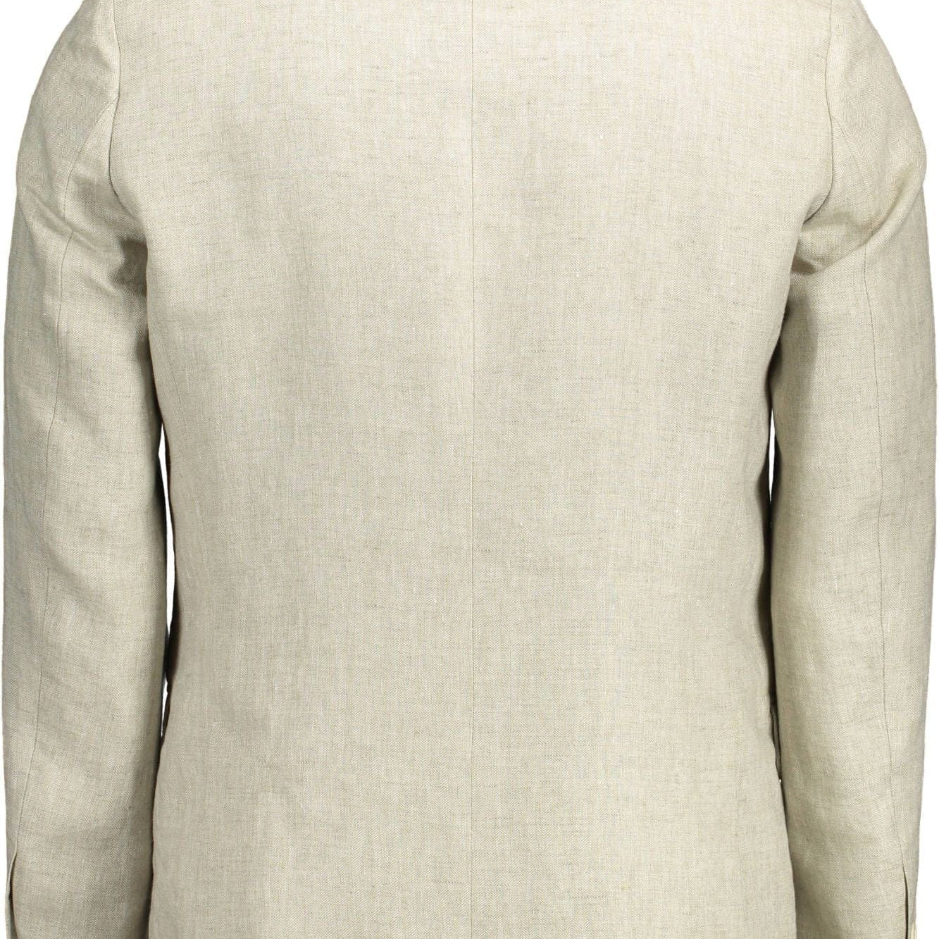 Gant Jackets IT52 | XL Gant Beige Linen Classic Jacket with Logo Detailing