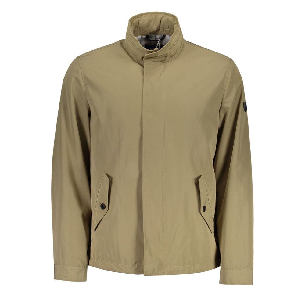 Gant Jackets S Gant Beige Polyester Men Jacket