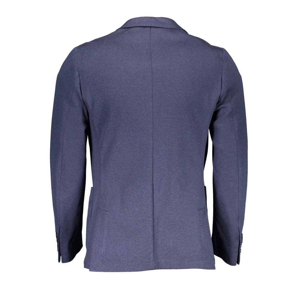 Gant Jackets Gant Blue Cotton Men Jacket