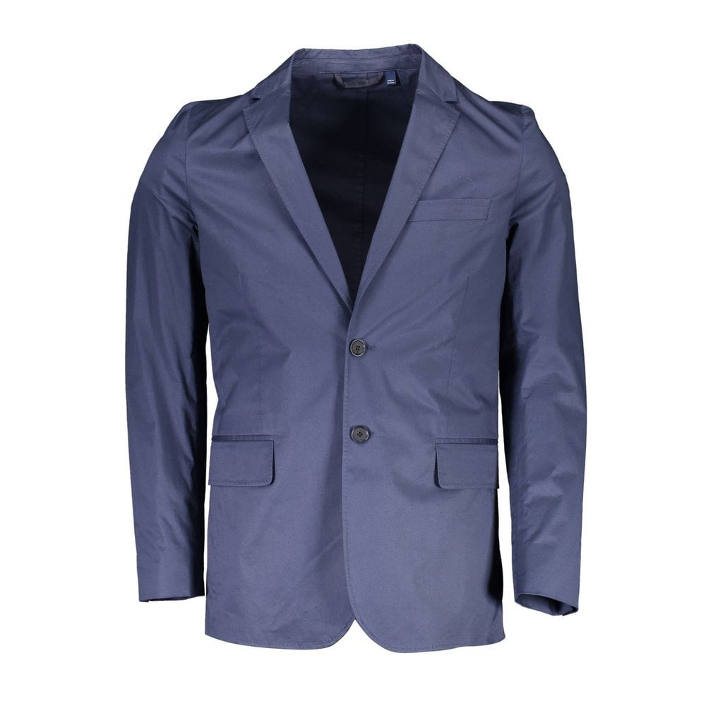 Gant Jackets IT50 | L Gant Blue Cotton Men Jacket