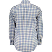 Gant Premium Polos S Gant Blue Cotton Men Shirt