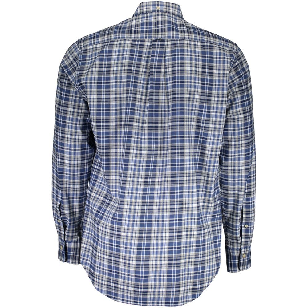 Gant Premium Polos S Gant Blue Cotton Men Shirt