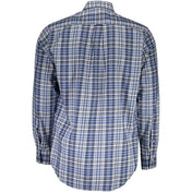 Gant Premium Polos S Gant Blue Cotton Men Shirt