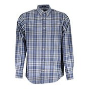 Gant Premium Polos S Gant Blue Cotton Men Shirt