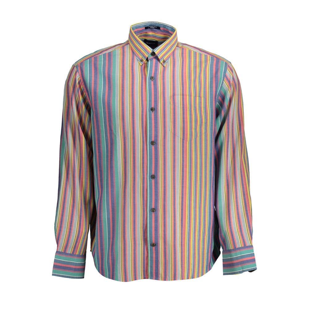 Gant Premium Polos S Gant Blue Cotton Men Shirt