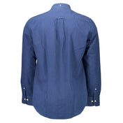 Gant Premium Polos S Gant Blue Cotton Men Shirt