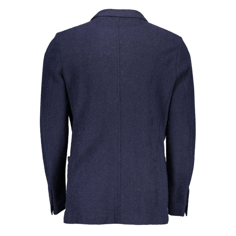 Gant Jackets IT50 | L Gant Blue Wool Blazer Jacket