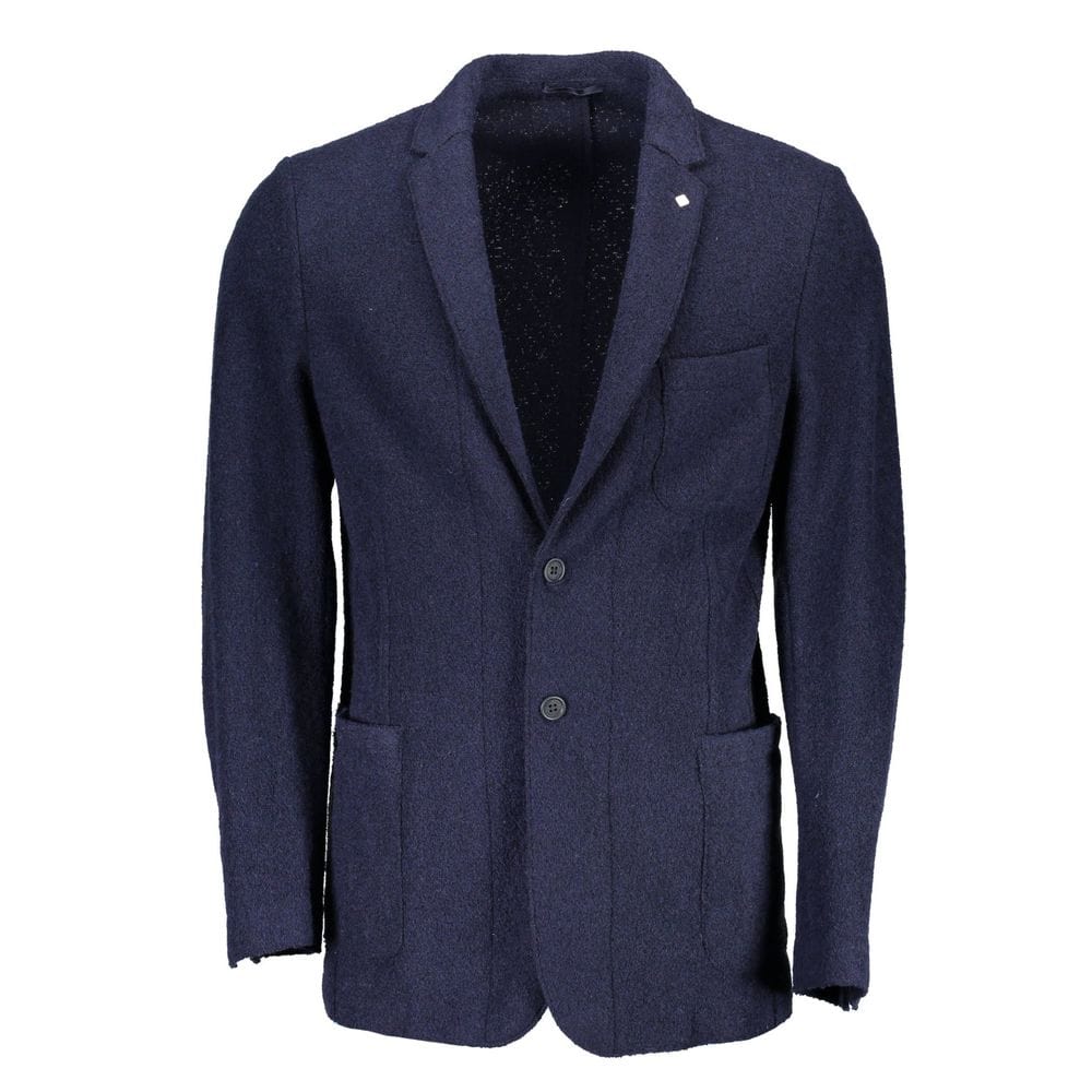 Gant Jackets IT50 | L Gant Blue Wool Blazer Jacket