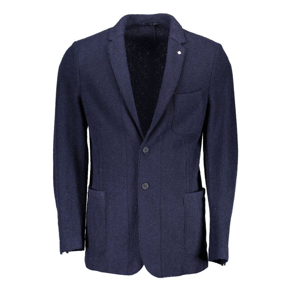 Gant Jackets IT46 | S Gant Blue Wool Men Jacket