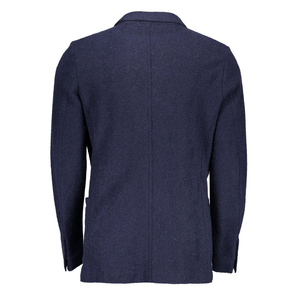 Gant Jackets IT46 | S Gant Blue Wool Men Jacket