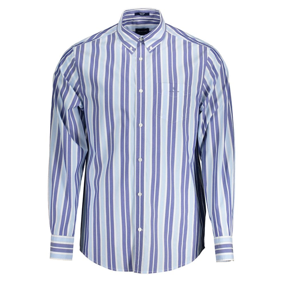 Gant Premium Polos S Gant Light Blue Cotton Men Shirt