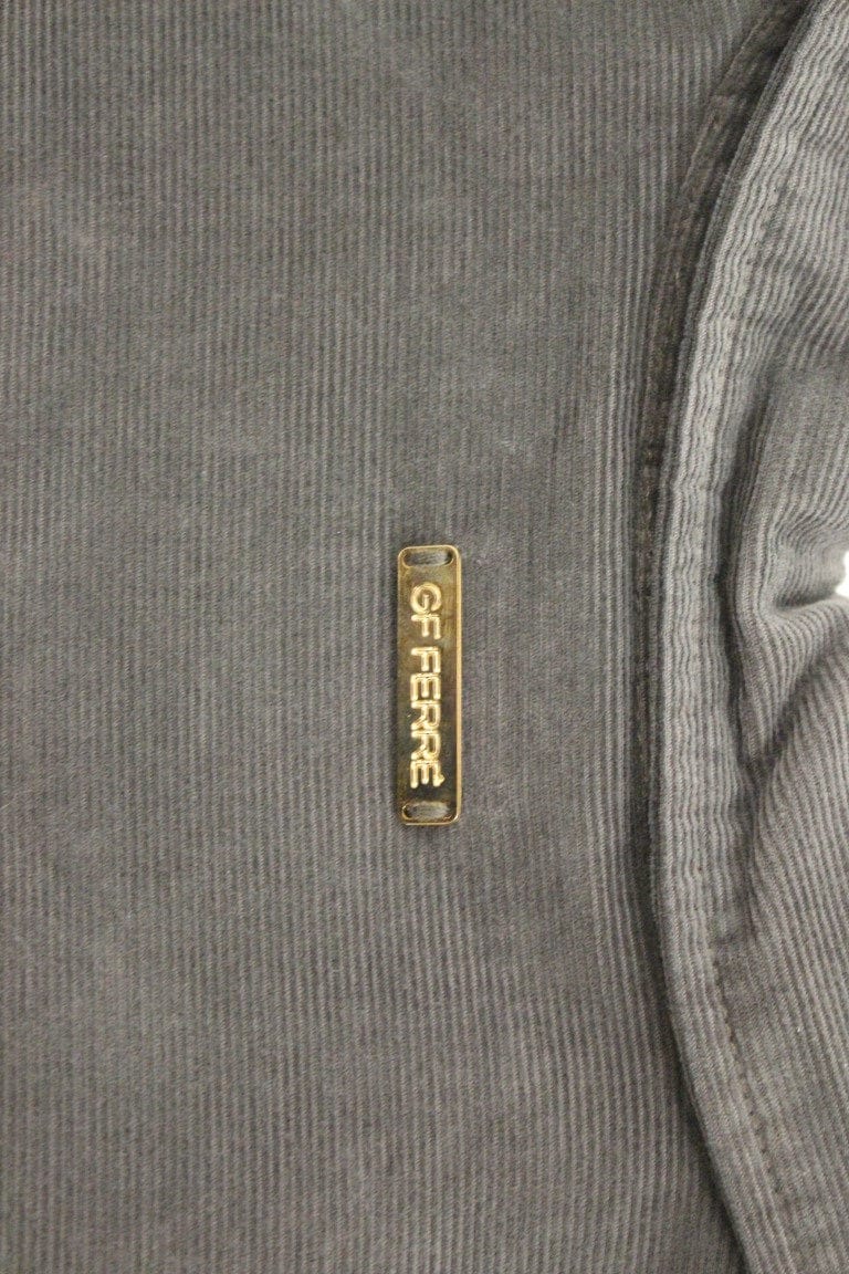 GF Ferre Casual Shirts IT48 | M GF Ferre Chic Green Cotton Casual Men's Shirt