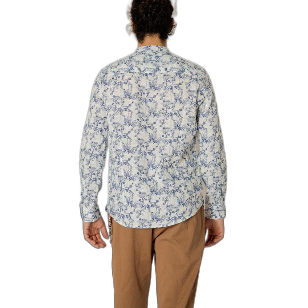 Gianni Lupo Premium Polos IT46 | M Gianni Lupo Blue Linen Shirt