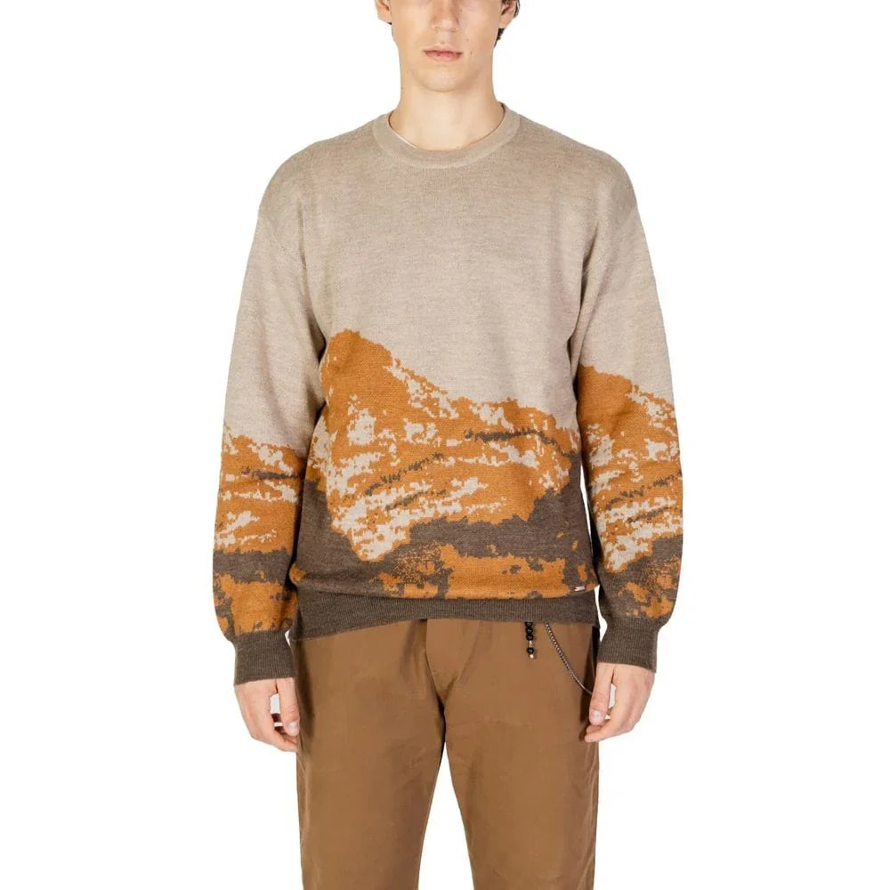 Casual Sweaters IT54 | XXL Gianni Lupo Brown Acrylic Sweater