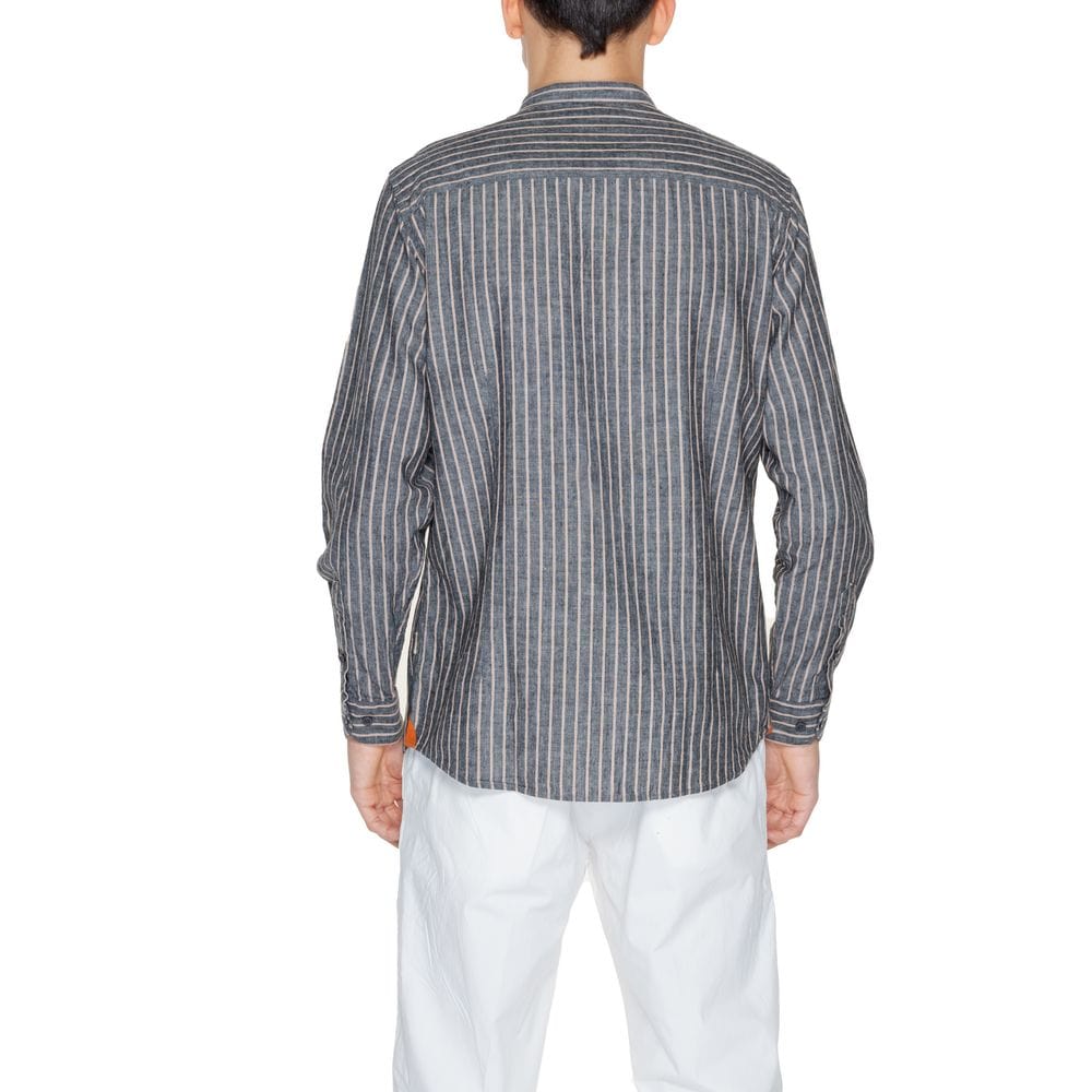 Gianni Lupo Premium Polos IT44 | S Gianni Lupo Gray Linen Shirt