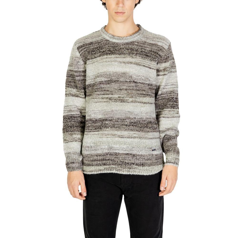 Casual Sweaters Gianni Lupo Gray Polyacrylic Sweater