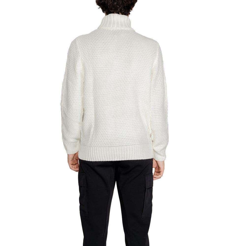 Casual Sweaters IT52 | XL Gianni Lupo White Polyester Sweater