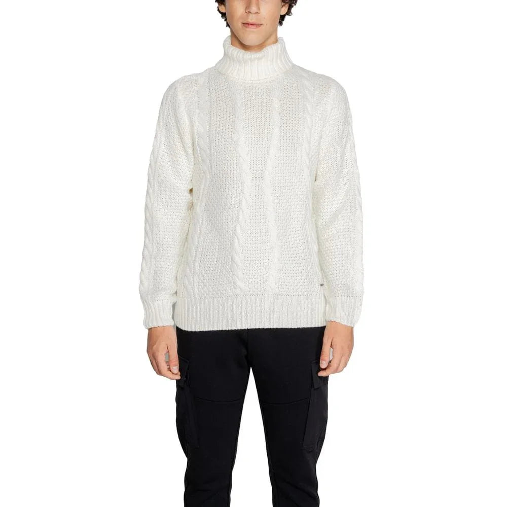 Casual Sweaters IT52 | XL Gianni Lupo White Polyester Sweater
