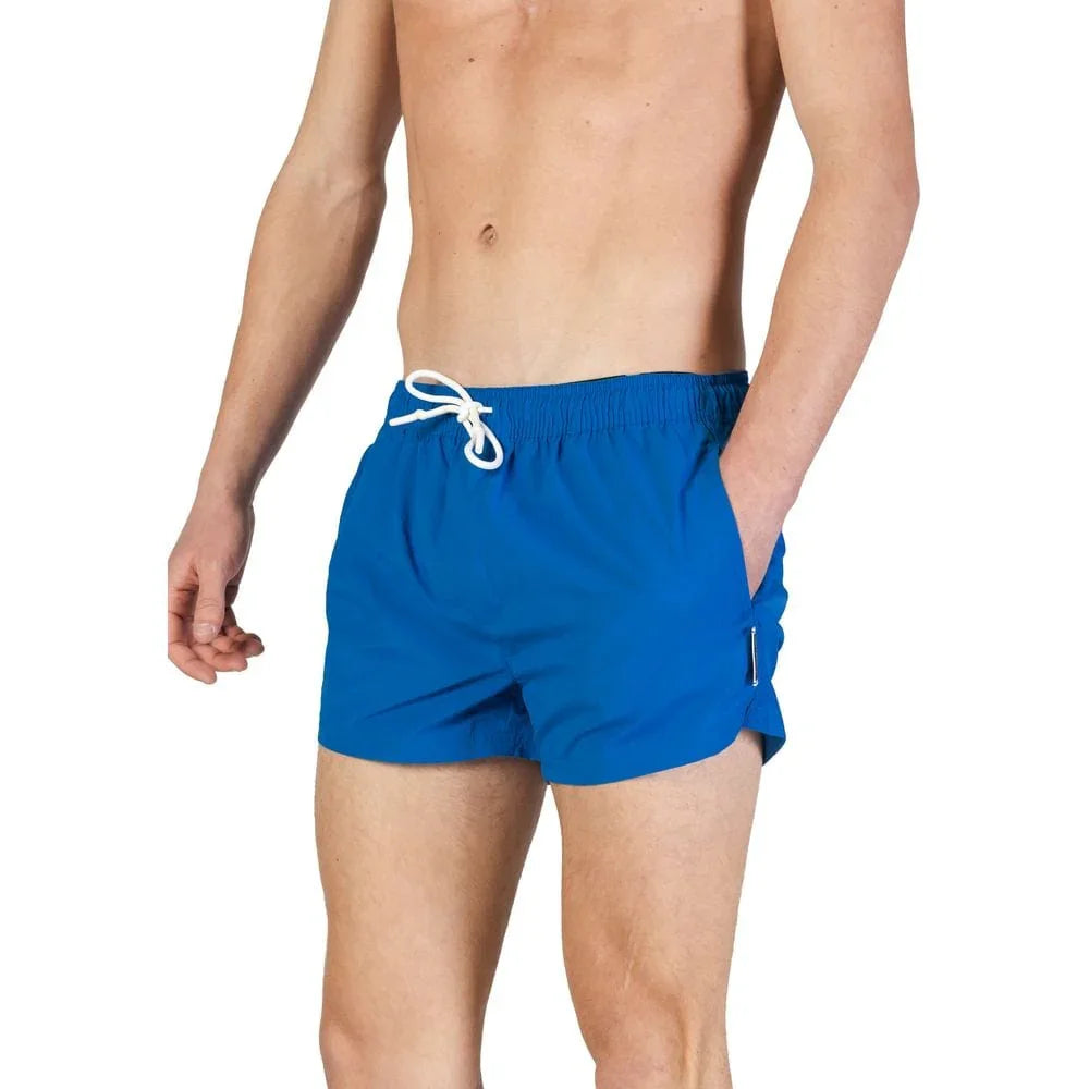 Hamaki-Ho Premium Polos Hamaki-Ho Blue Polyester Swimwear
