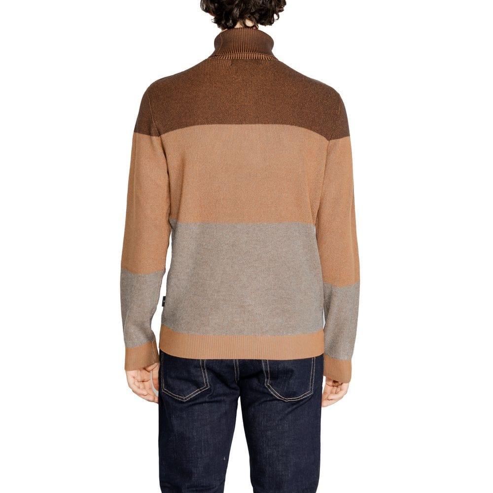 Casual Sweaters Hamaki-Ho Brown Viscose Sweater