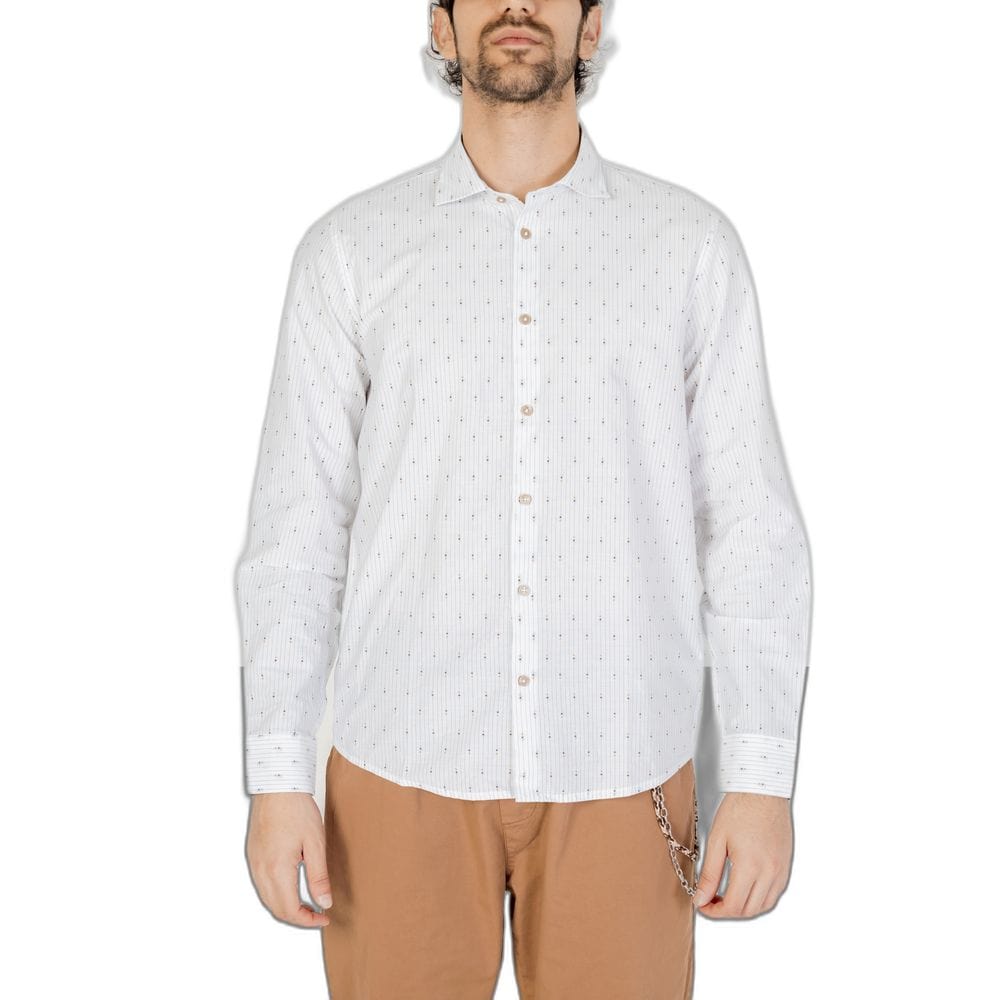 Hamaki-Ho Premium Polos IT52 | XL Hamaki-Ho White Cotton Shirt