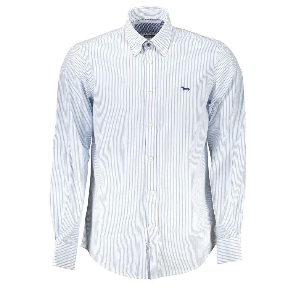 Harmont & Blaine XXL Harmont & Blaine Light Blue Cotton Men Shirt