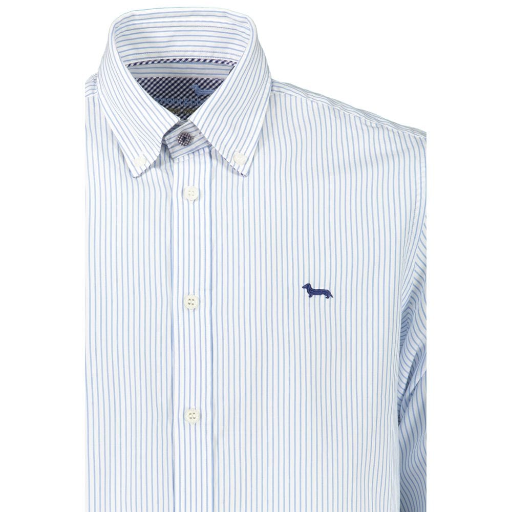 Harmont & Blaine XXL Harmont & Blaine Light Blue Cotton Men Shirt