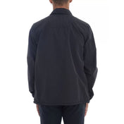 Herno Jackets IT56 | 3XL Herno Blue Micro-Nylon Men's Jacket at Rugged Reign