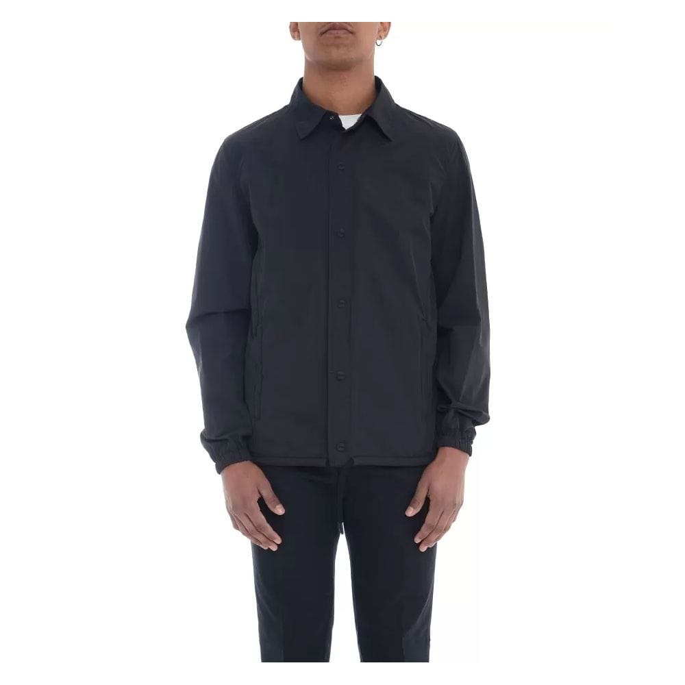 Herno Jackets IT56 | 3XL Herno Blue Micro-Nylon Men's Jacket at Rugged Reign