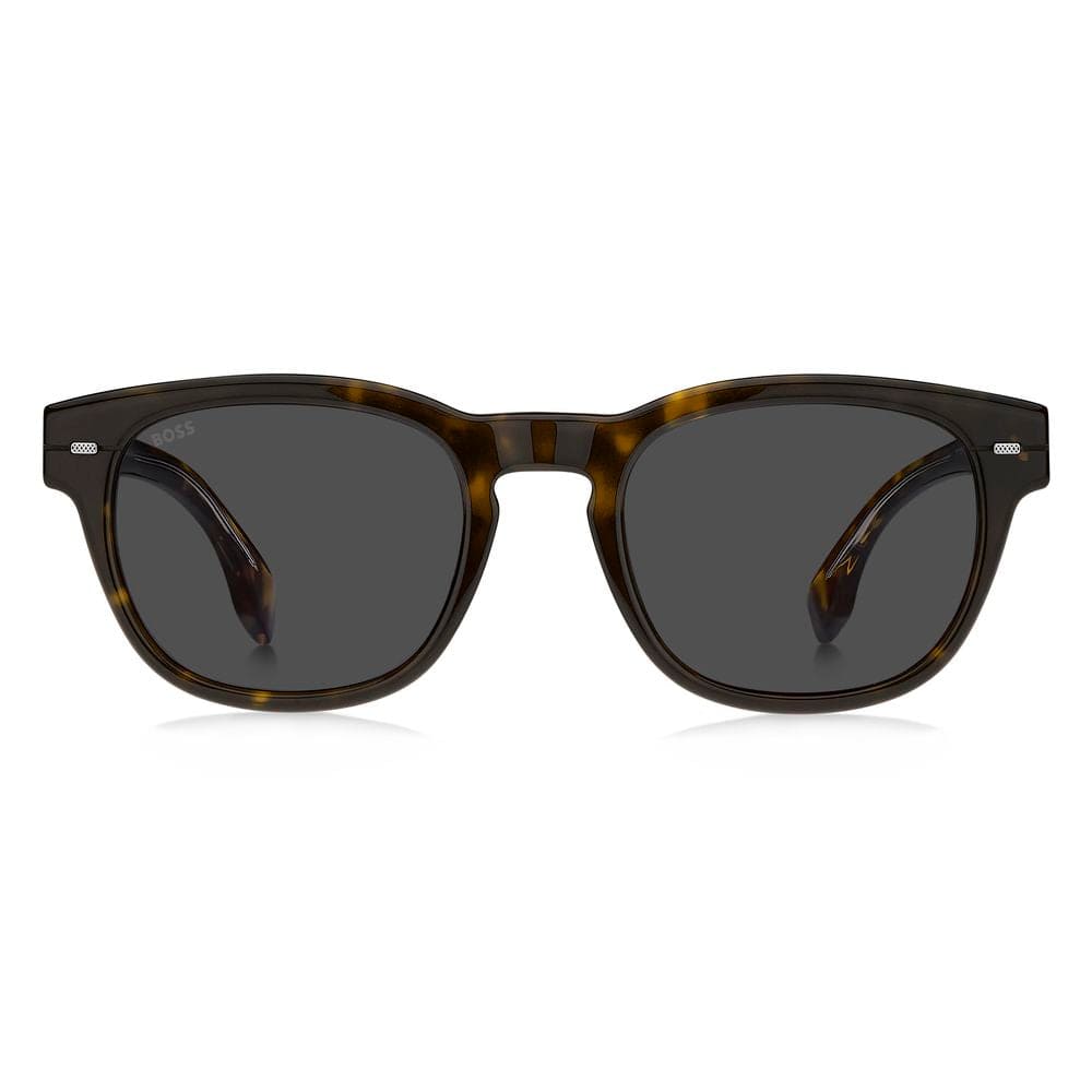 Hugo Boss Hugo Boss™ Brown Haircalf Sunglasses – Luxurious UV Protection for Men