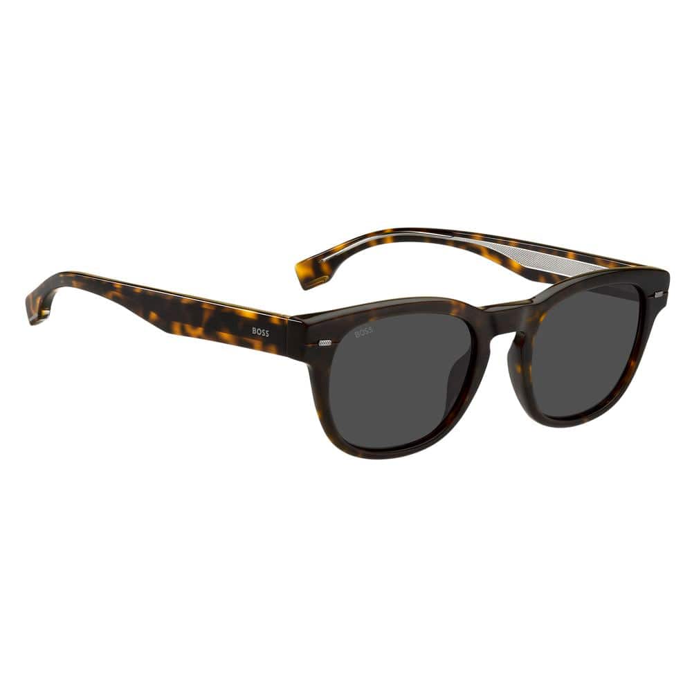Hugo Boss Hugo Boss™ Brown Haircalf Sunglasses – Luxurious UV Protection for Men