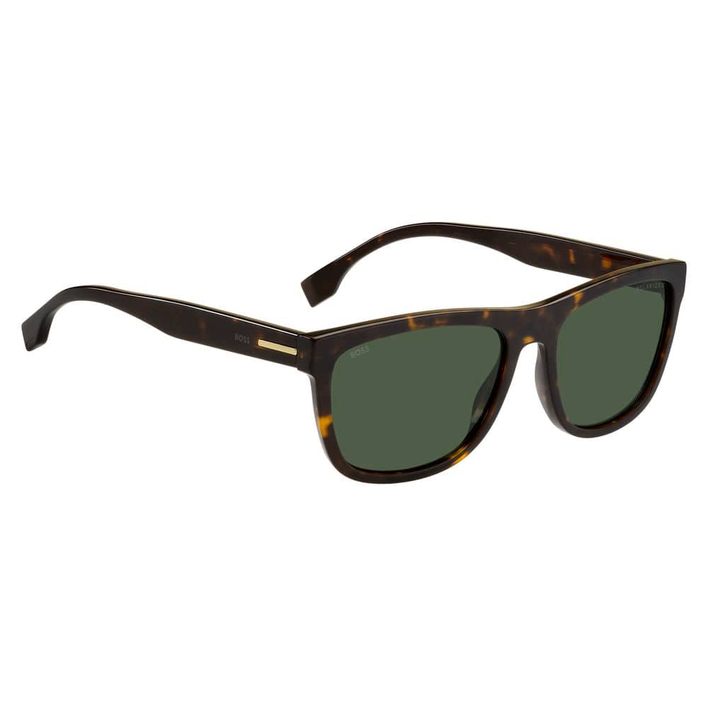 Hugo Boss Hugo Boss™ Sunglasses – Elegant Brown Haircalf with UV Protection
