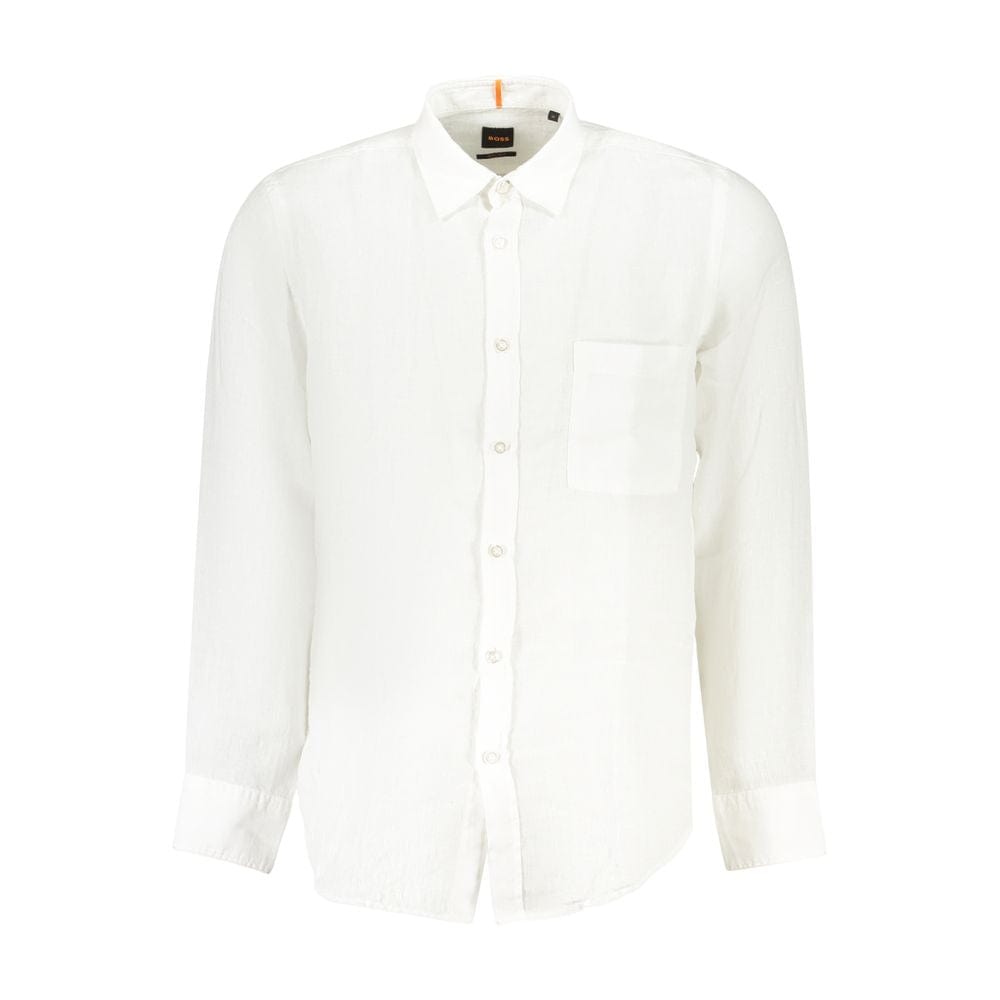 Hugo Boss Linen Shirts Hugo Boss White Linen Men Shirt
