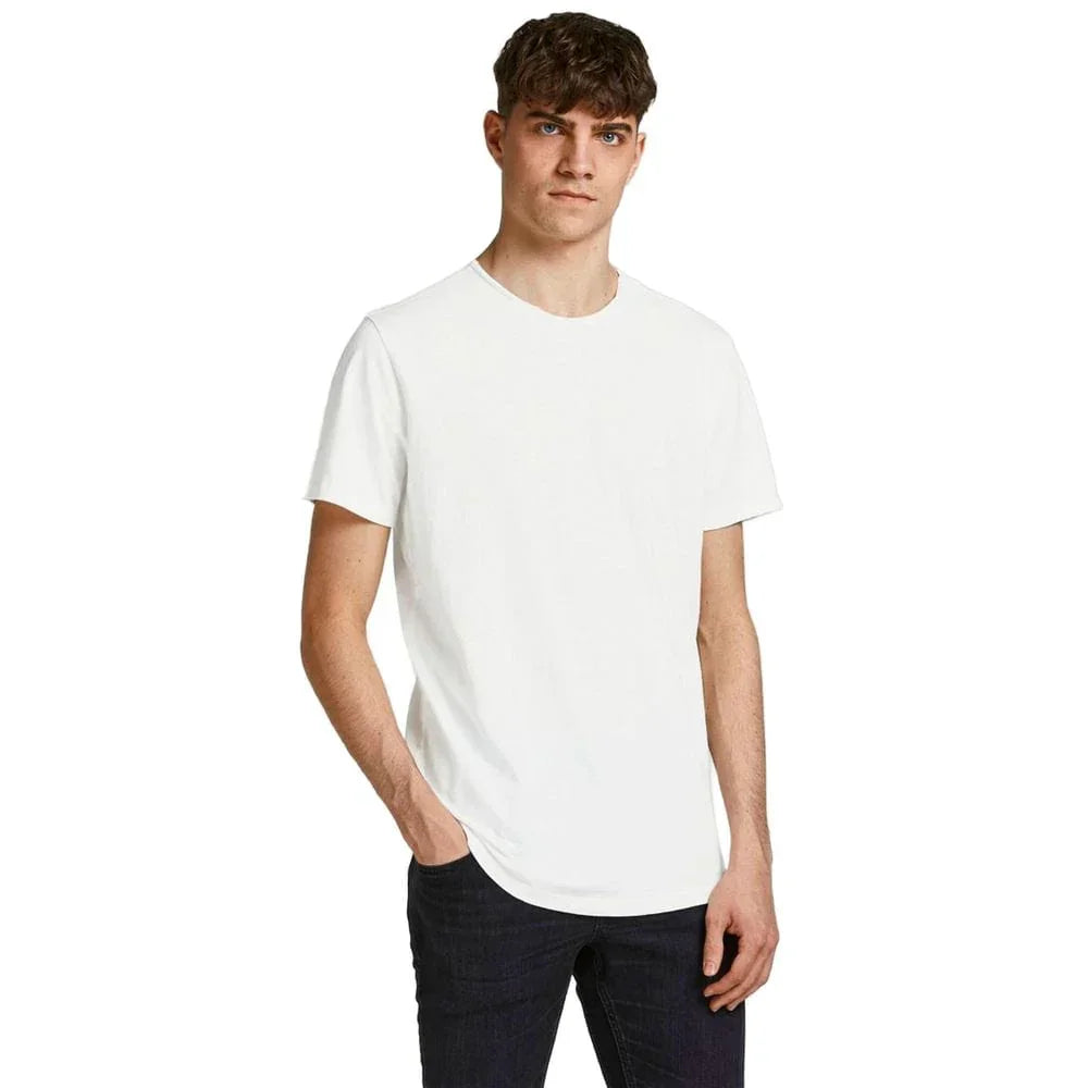 Jack Jones Jack Jones Cream Organic Cotton T-Shirt