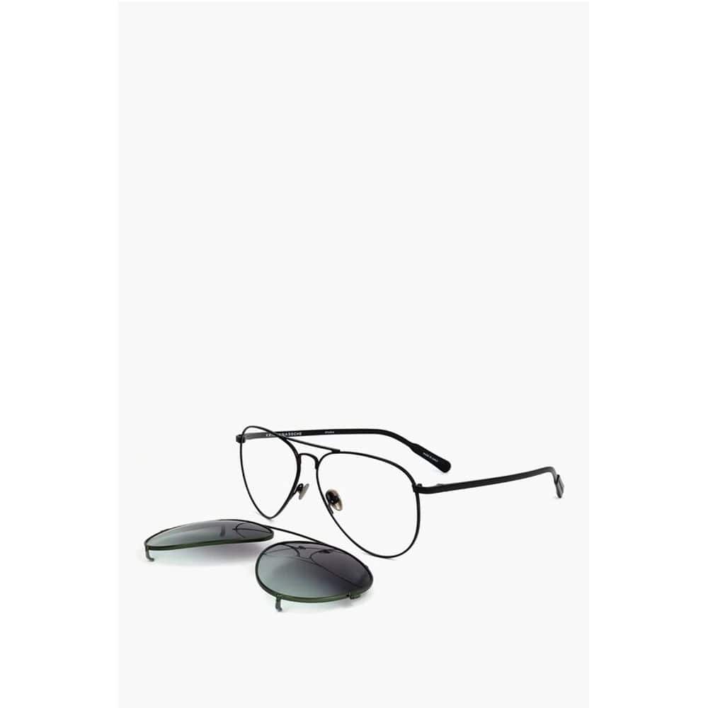 Linda Farrow Sunglasses Linda Farrow KRIS VAN ASSCHE Aviator Sunglasses with Removable Mask