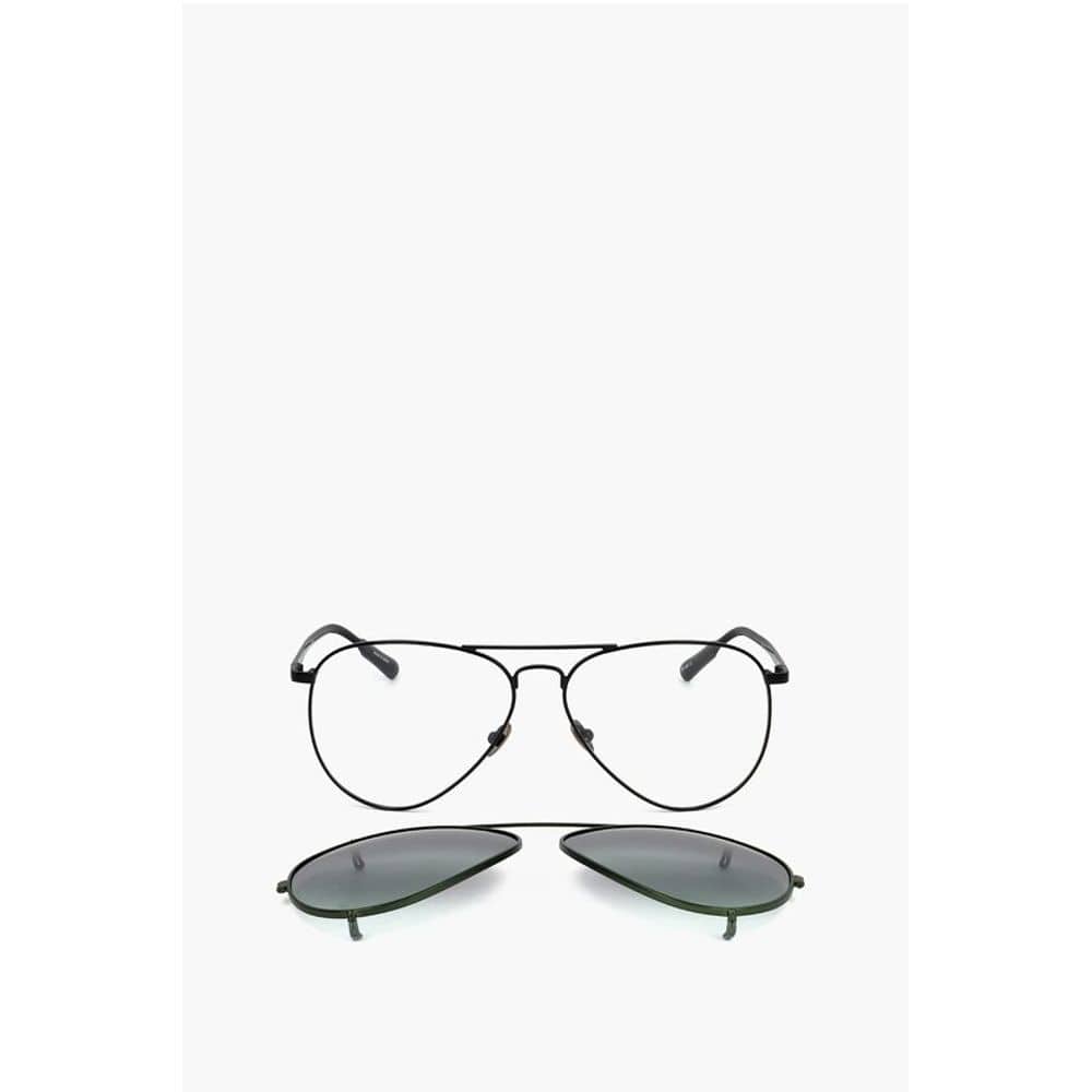 Linda Farrow Sunglasses Linda Farrow KRIS VAN ASSCHE Aviator Sunglasses with Removable Mask
