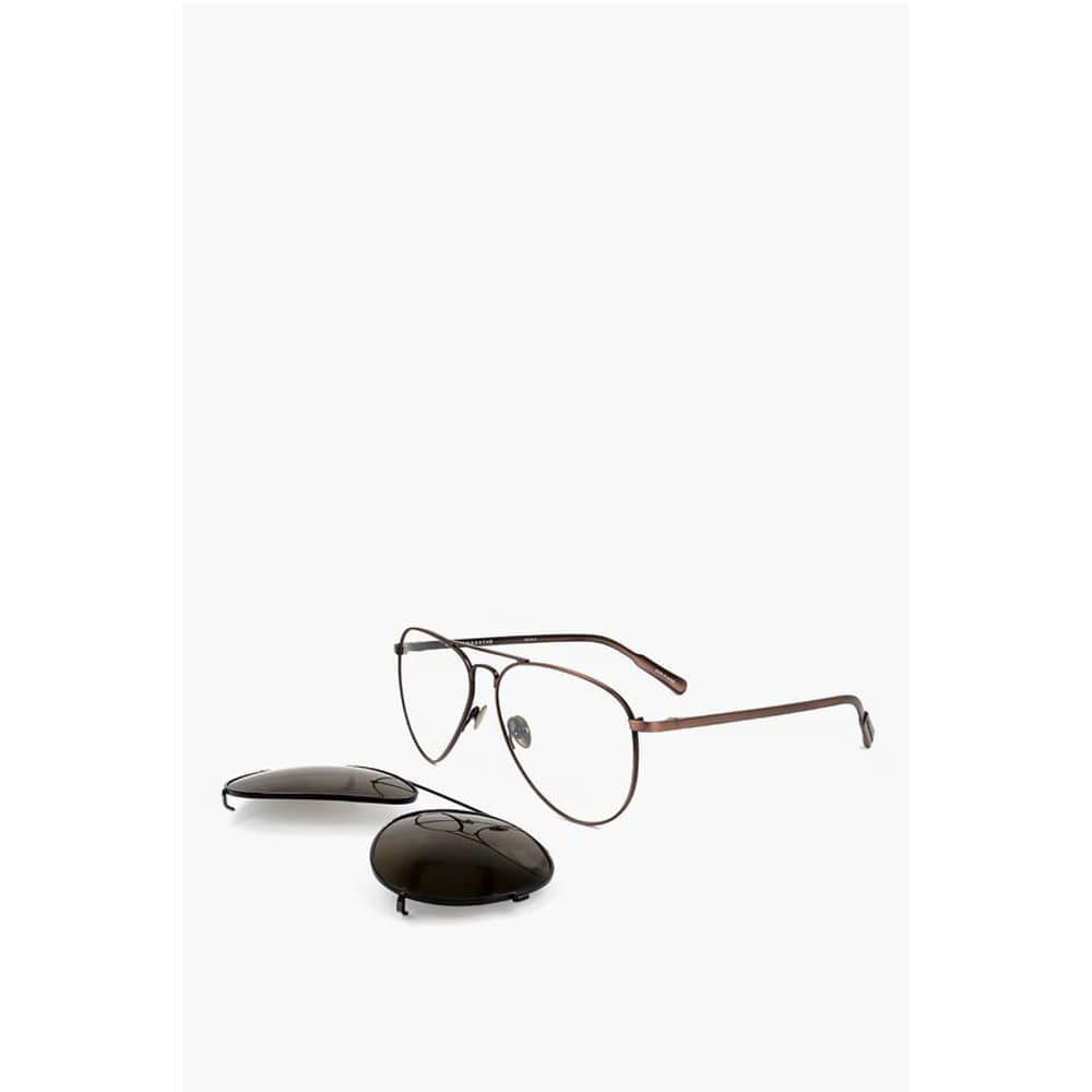 Linda Farrow Sunglasses Linda Farrow KRIS VAN ASSCHE Aviator Sunglasses with Removable Mask