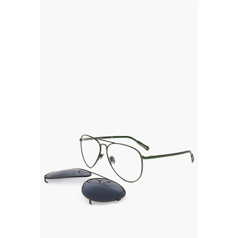 Linda Farrow Sunglasses Linda Farrow KRIS VAN ASSCHE Aviator Sunglasses with Removable Mask